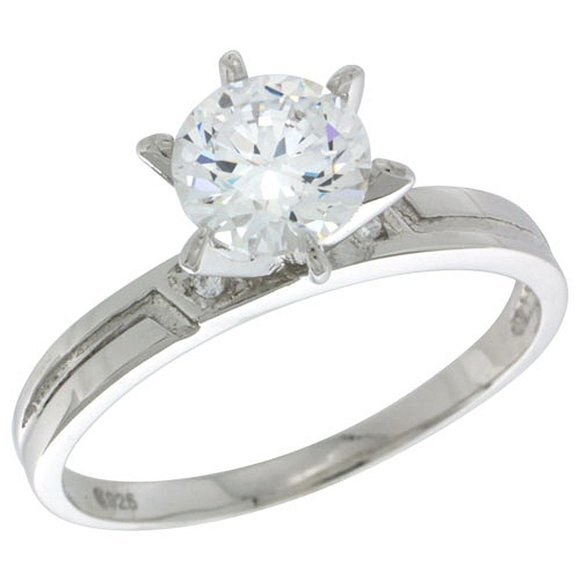 3 Ct Round Cut Solitaire Engagement Ring